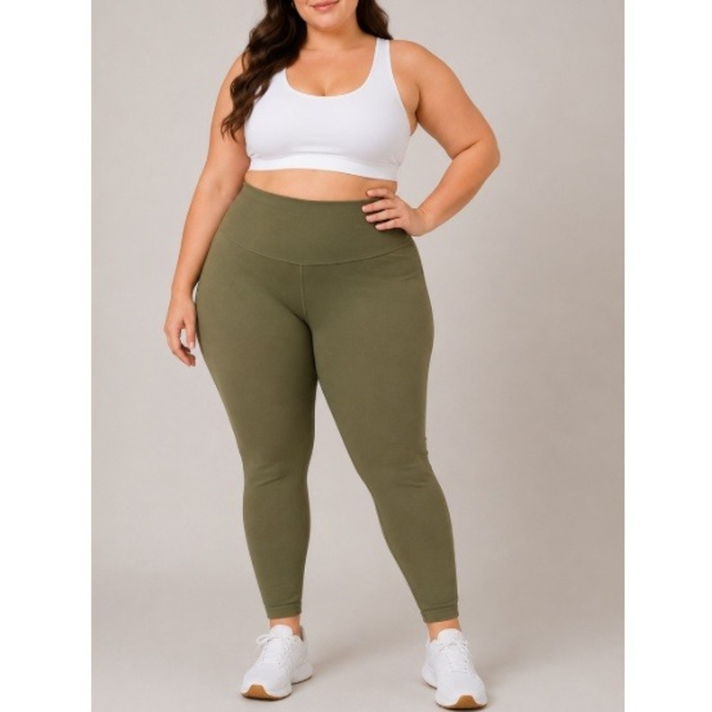 Empetua Shapermint Women's Olive High Waisted Shaping Leggings Size 3XL NWT